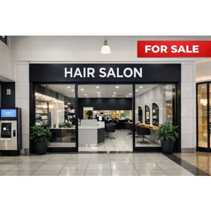 Coastal Boutique Hair Salon Modern Fitout, 12 Stations, Loyal Client Base