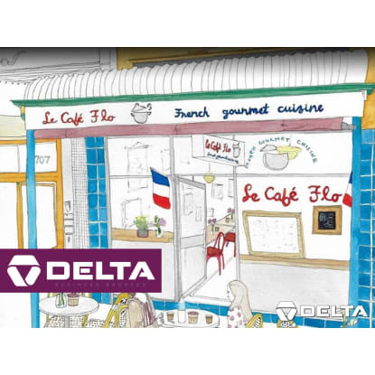 [ABS-100] LE CAFE FLO French cuisine cafe in Thornbury for sale