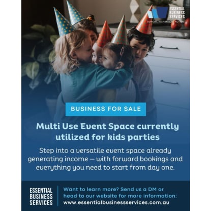 Multi Use Event Space currently utilized for kids parties