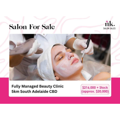 Fully Managed Beauty Clinic | 15km South Adelaide CBD