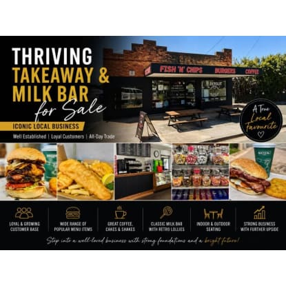 Iconic Milk Bar & Takeaway | Burgers, Fish & Chips | Local Favourite