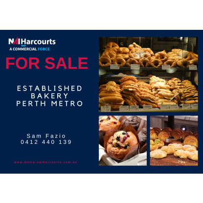 Established Bakery Perth Metro