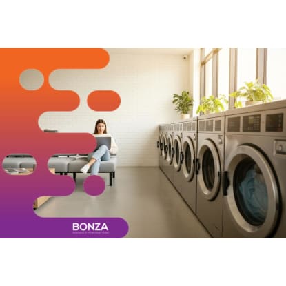 36763 Spacious Laundrette With Commercial Grade Equipment
