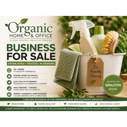 Established Eco Cleaning Business | Strong Repeat Clients