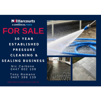 Established Pressure Cleaning & Sealing Business - 30+ Years