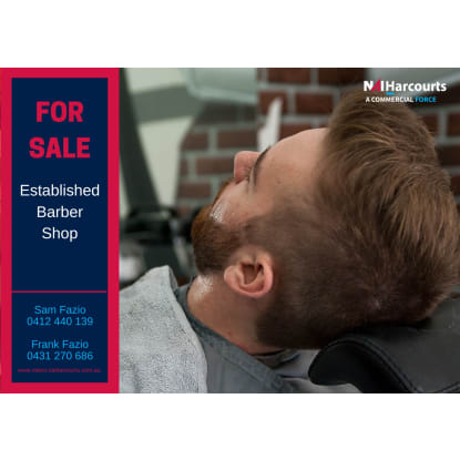 Established Barber Shop | Prime Western Suburb Location