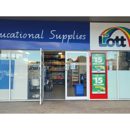 EDUCATIONAL SUPPLIES & FULL NEWSAGENCY FOR SALE $395,000 PLUS SAV  TWO BUSINESSES FOR PRICE OF ONE