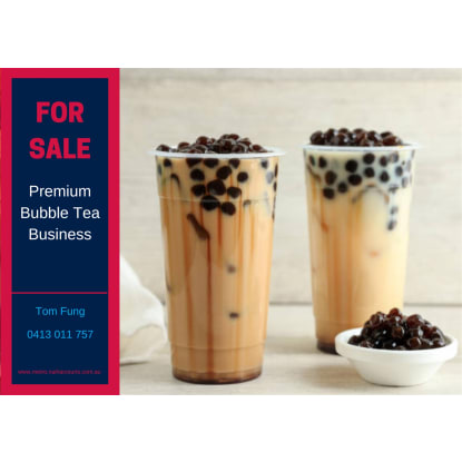 Profitable Bubble Tea Main Road Location