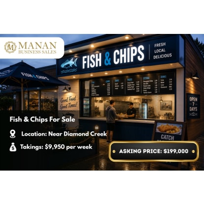 Fish & Chips For Sale Near Diamond Creek