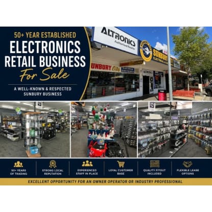 Established Electronics Retail Business | 50+ Years of Trading