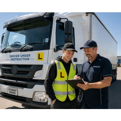 take the wheel on your new future- Heavy Vehicle license/instructing business
