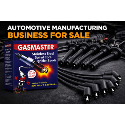 GasMaster Ignition Lead Manufacturing, Stock, Machinery & Brand Included