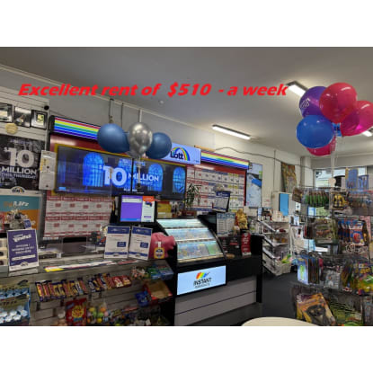 Excellent location !   A Tattslotto business that has it all.