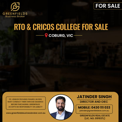 Exceptional Opportunity to Acquire an Established RTO & CRICOS Registered College in Melbourne