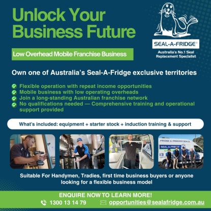 Mobile Commercial & Domestic Fridge Seal Franchise Opportunity – Queensland