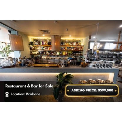 Restaurant & Bar for Sale Brisbane