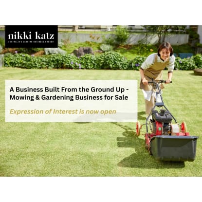 A Business Built From the Ground Up - Mowing & Gardening Business for Sale