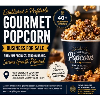 Established Gourmet Popcorn Brand (DM2502)