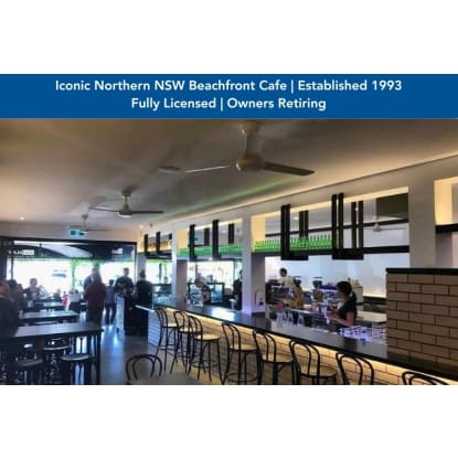 Iconic Northern NSW Beachfront Cafe | Established 1993 | Fully Licensed | Owners Retiring