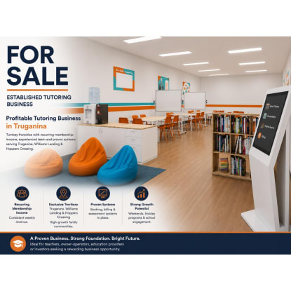 Established Tutoring Business in Truganina High Growth, Convenient Location