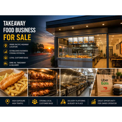 Profitable Takeaway Opportunity | Prime Pacific Highway Location