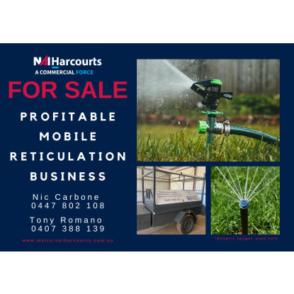 Work Your Own Hours & Be Your Own Boss - Established Mobile Reticulation Business