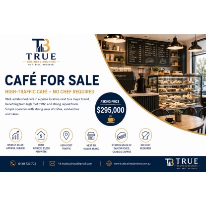 Cafe/Takeaway - No chef required - Peninsula Area
