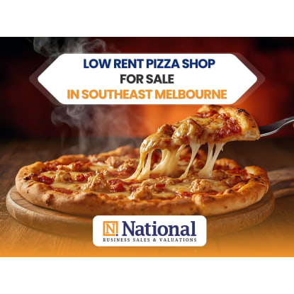 Very Low Rent! Established Pizza Pasta Shop for Sale in Southeast Melbourne