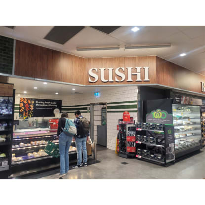 Sushi Business in Australia's top supermarket
