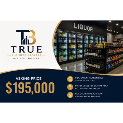 High potential- low investment liquor and convenience store near Clyde