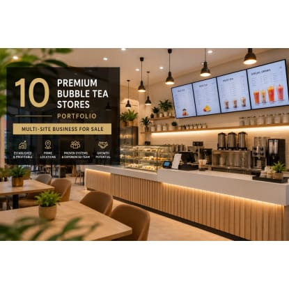 10-Store Bubble Tea Franchise Portfolio