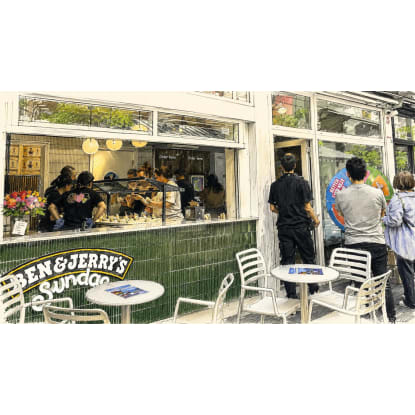 Ben & Jerry's Hardware Lane • Australia's First Sundae Shack • Melbourne CBD