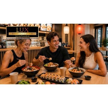 Profitable Japanese Restaurant - Short Hours, Low Rent, Strong Sales