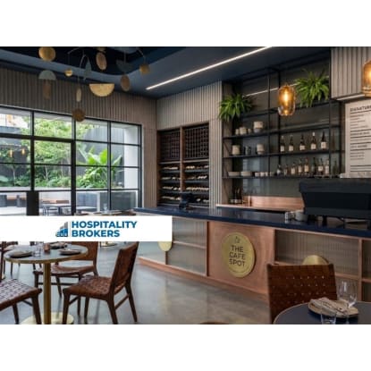 Modern Licensed Cafe in Prime Syd Business & Residential Hub