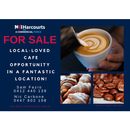 Cafe Opportunity in a Fantastic Location