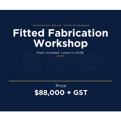 Walk-In Fabrication Workshop, Flexible Lease