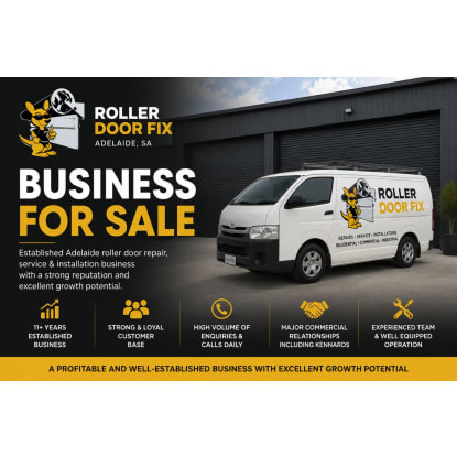 Established & Profitable Roller Door Repair, Service & Installation Business