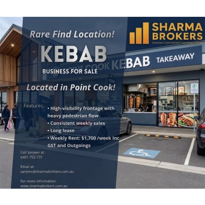 Well-Established Kebab Business - Point Cook!
