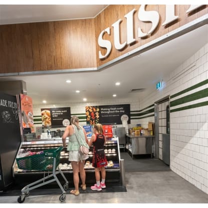 Sushi Business in Australia's top supermarket