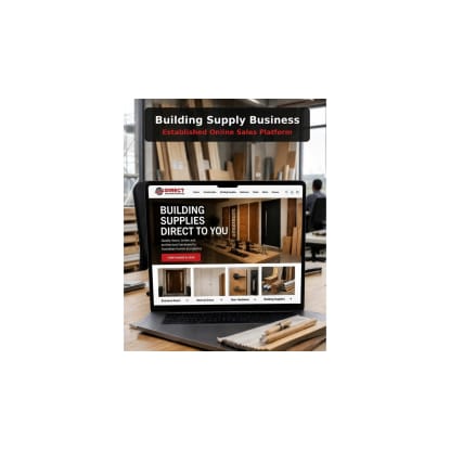 ESTABLISHED ONLINE BUILDING SUPPLY BUSINESS | 100+ TRADE CLIENTS | LOW OVERHEADS