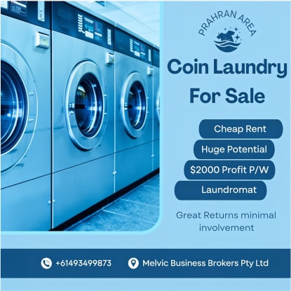Coin Laundry South Melbourne Profit $2300 PW