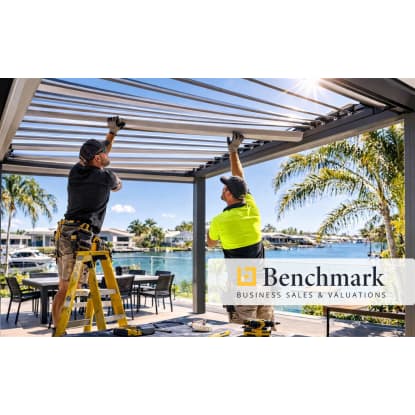 Premium Vergola Outdoor Roofing & Installation Business for Sale, Gold Coast