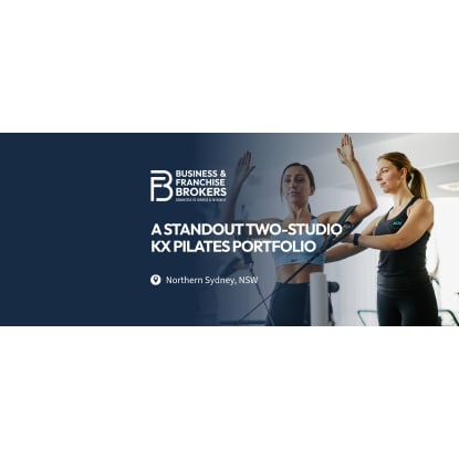 A STANDOUT TWO-STUDIO KX PILATES PORTFOLIO (NORTHERN SYDNEY, NSW) BFB4399 & BFB4724