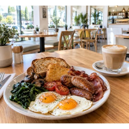 Daytime Café T.O. $28-30,000pw Coffee 28-30kgs pw Undermanagement $545,000 + SAV