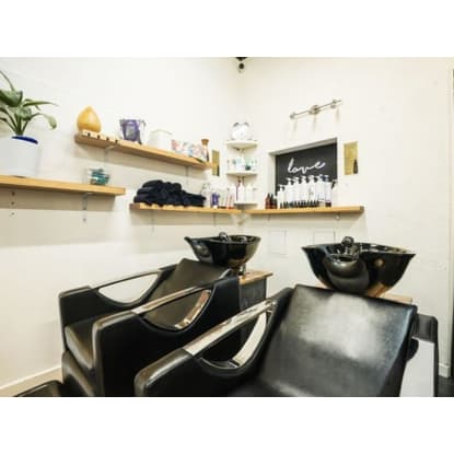 Organic and sustainable hair salon