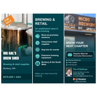 Big Gal's Brew Shed | Brew-On-Premises & Retail | Bunbury