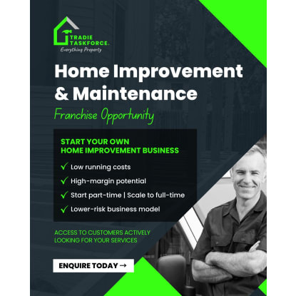 Own a Tradie Taskforce Franchise - Established Business Model & Exclusive Territory