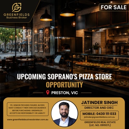 SOPRANO’S PIZZA PASTA & GRILL – PRESTON STORE