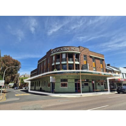 Leasehold Hotel for Sale - Metropolitan Hotel, Maitland