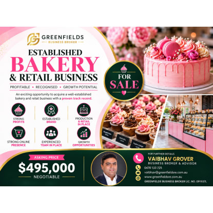 Established Bakery & Retail Business For Sale | Melbourne